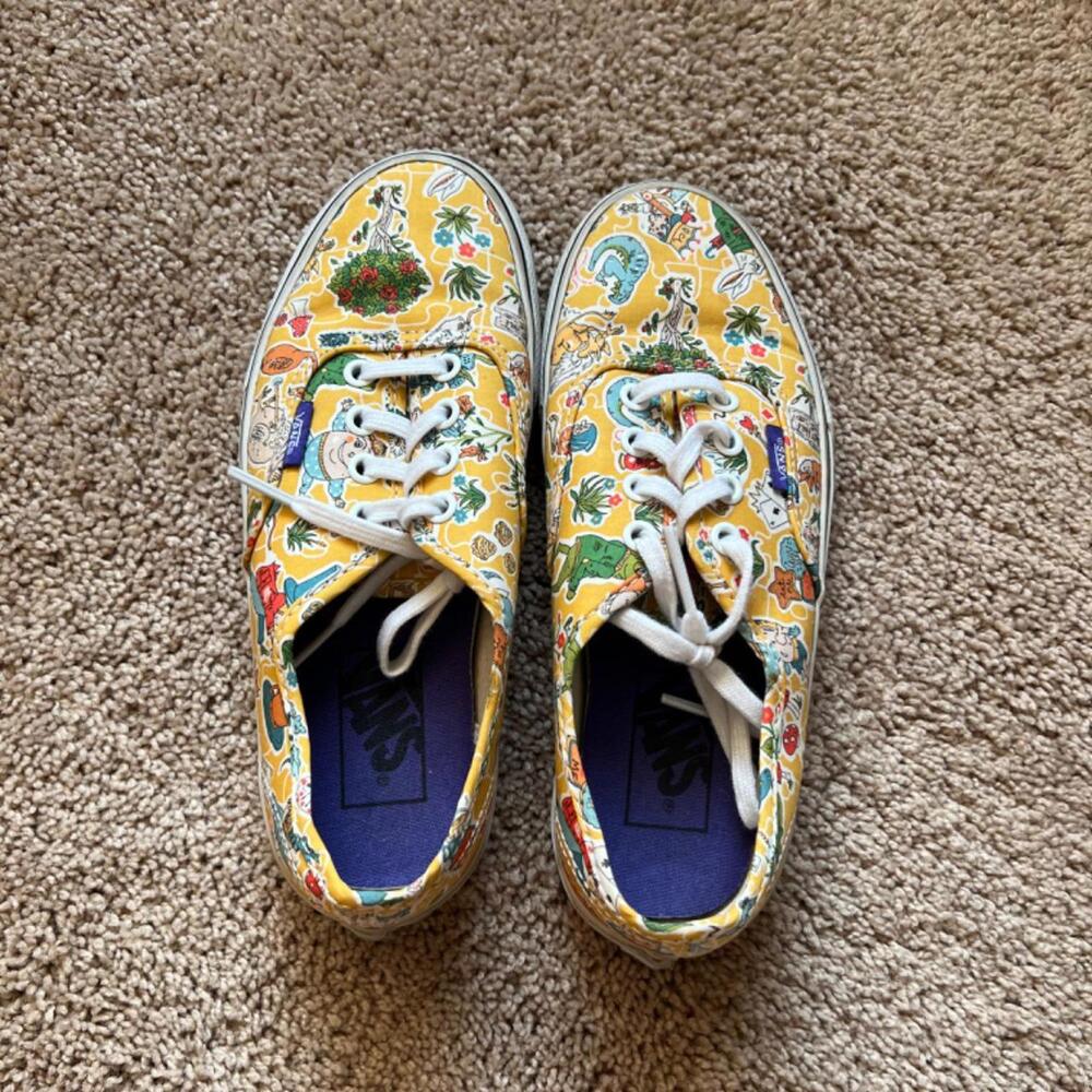 Rare Vans (Liberty) Alice in Wonderland Sneakers - Women’s 5.5, Dead Stock